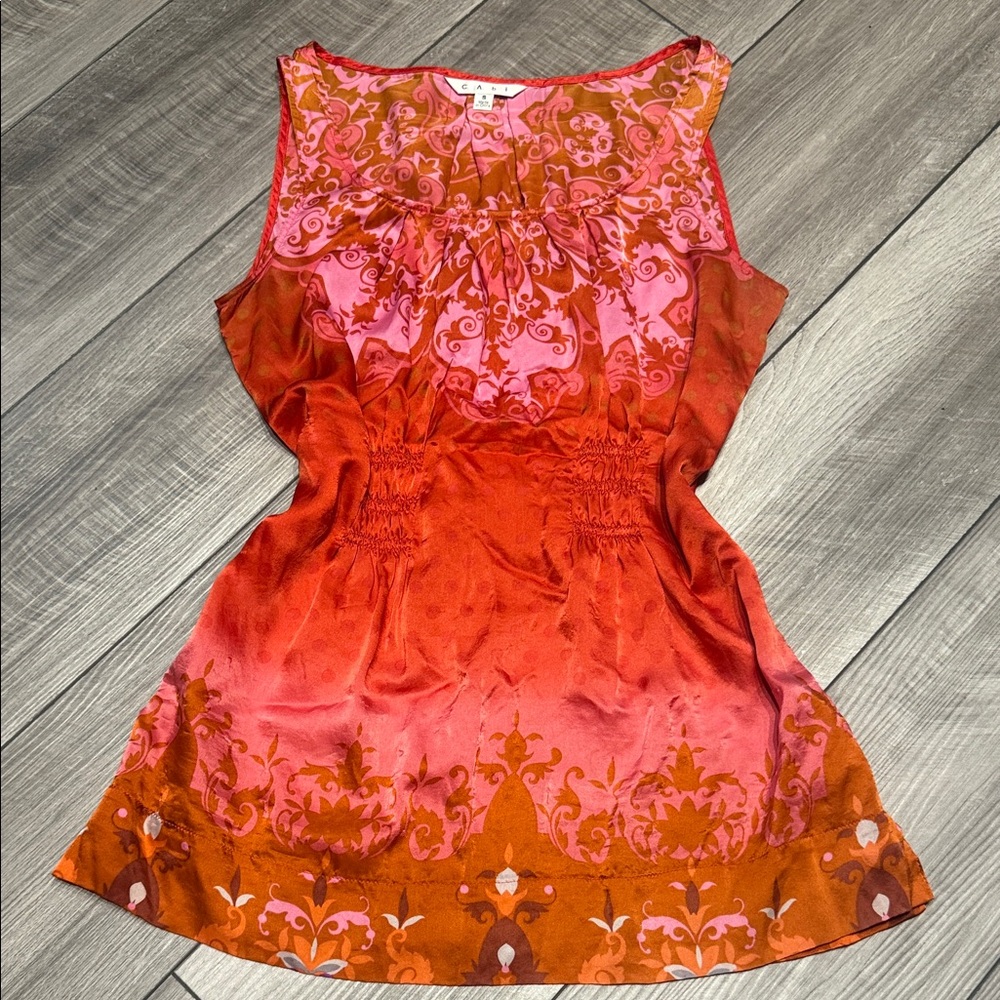 CAbi True Love Tank Top 100% silk